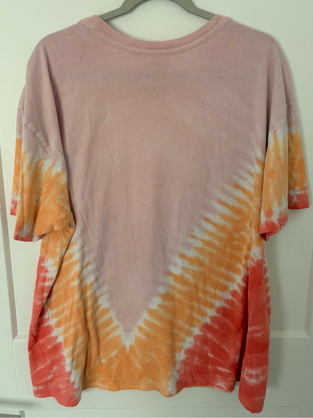 Grateful Dead Pink Orange Red Tie-Dye Short Sleeve Tee - Picture 8 of 8